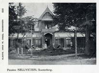14611 Gezicht op de voorgevel van het pension Nellystein (Amersfoortsestraat) te Soesterberg (gemeente Soest).